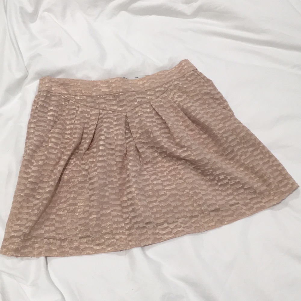 Sz 2 Gap Mini Skirt Rose Gold